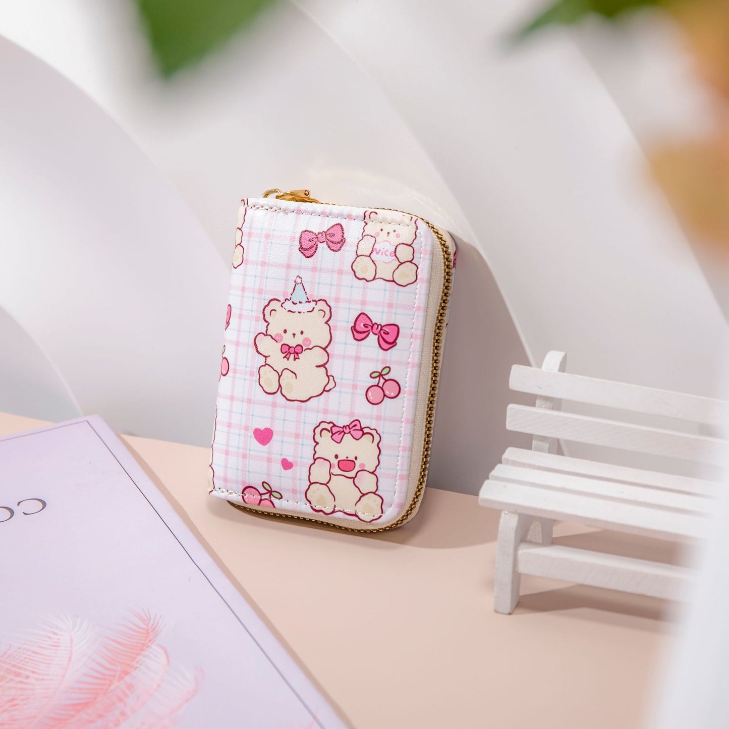 Style Cute Creative Mini Expanding Large Capacity Multiple Slots Coin Purses