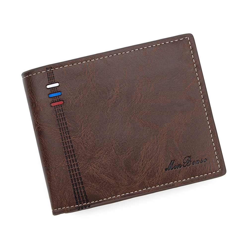 Men's Fashion Short Multiple Slots Large Capacity Men's Wallet