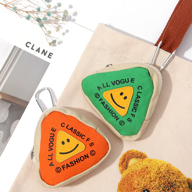 Men's Mini Earphone Pendant Hip Hop Pannier Coin Purses