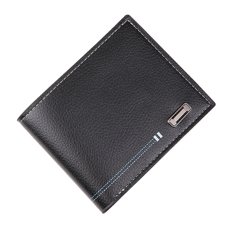Men's Short Fashion Simple Thin Green Large Men's Wallets