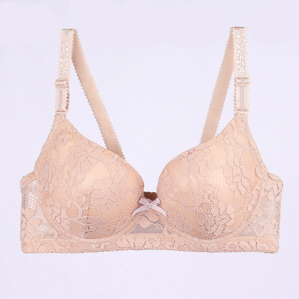 Breasts Contracting Female Lace Thin Soft Bras