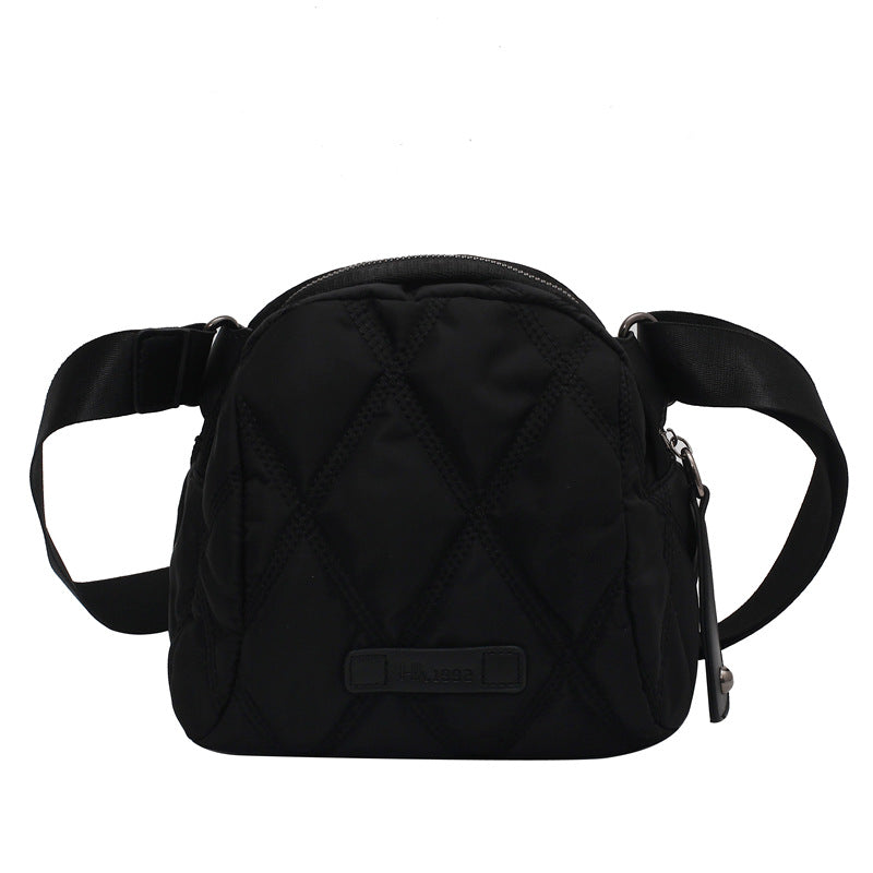 Women's Capacity Western Style Rhombus Shell Wide Shoulder Bags