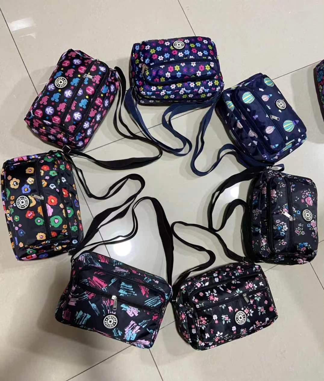 Women's Oxford Quantity Discount Stall Flower Crossbody Bags