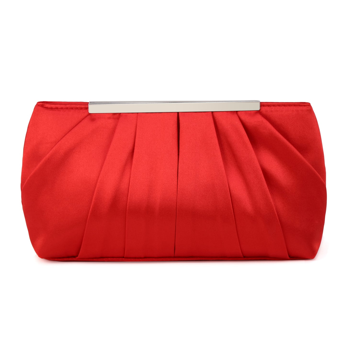 Graceful Slouchy Unique Pleated Satin Dinner Handbags