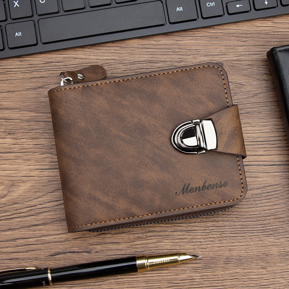 Men's Fashion Twist Short Loose-leaf Chain Hinge Bags