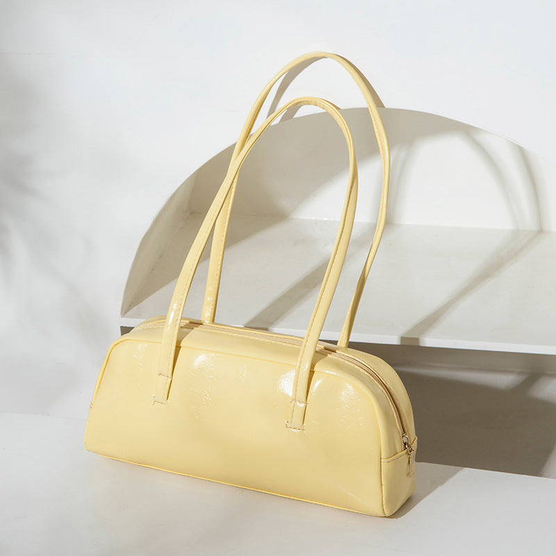 Women's Korean Style Solid Color Underarm Pure Women's Shoulder Bag