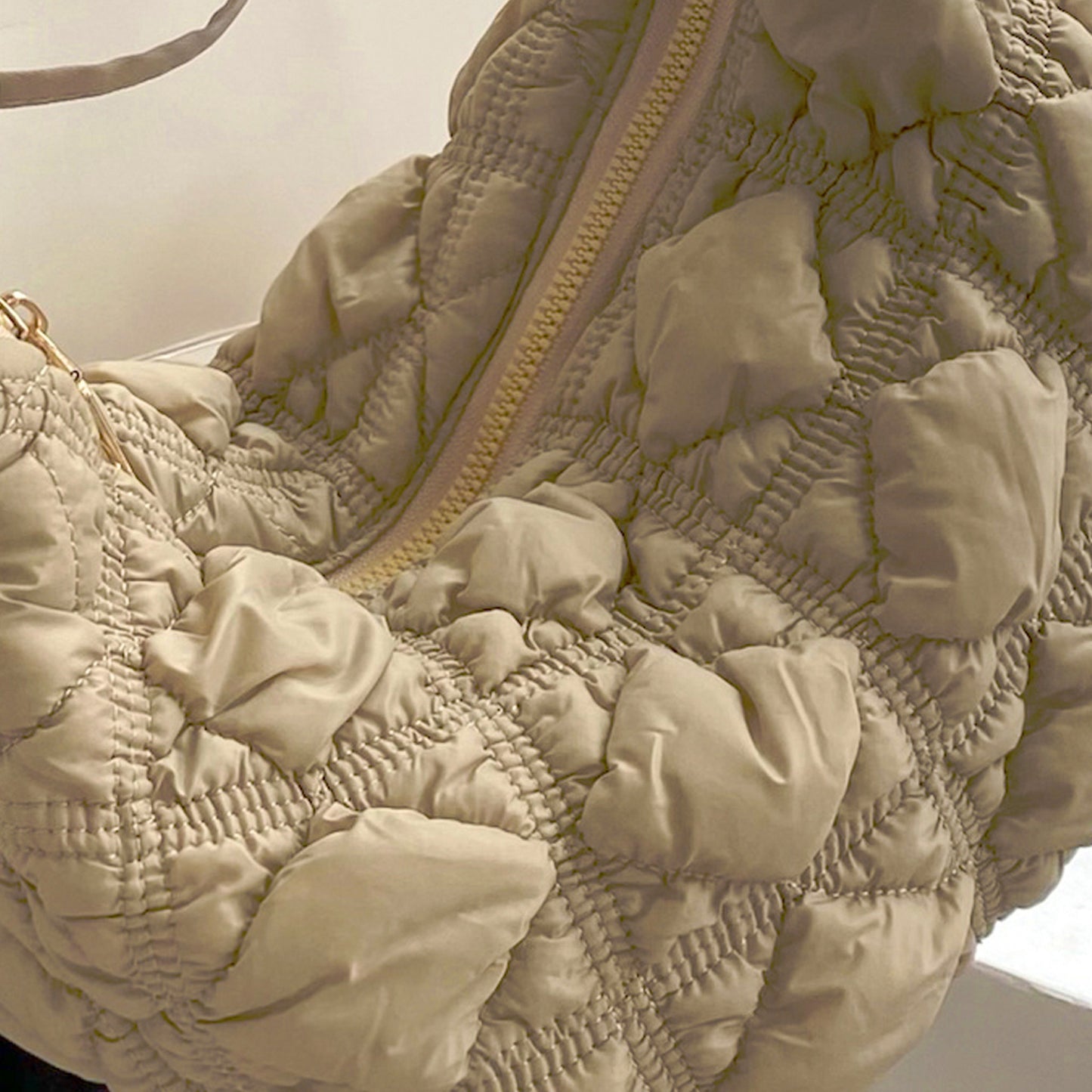 Pleated Cloud Niche Bubble Korean Style Down Shoulder Bags