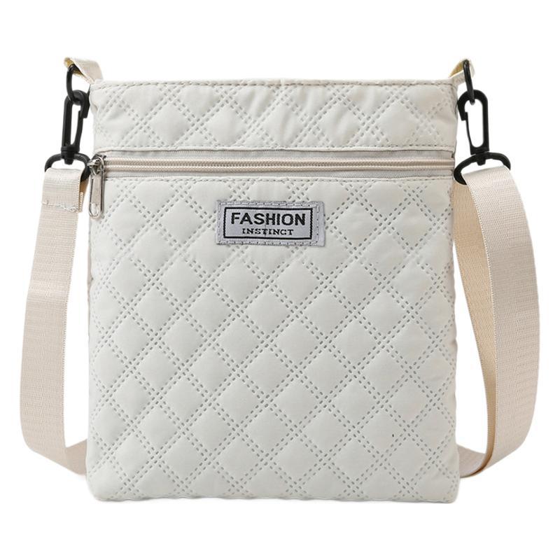 Fashion Simple Design Diamond Check Female Bags