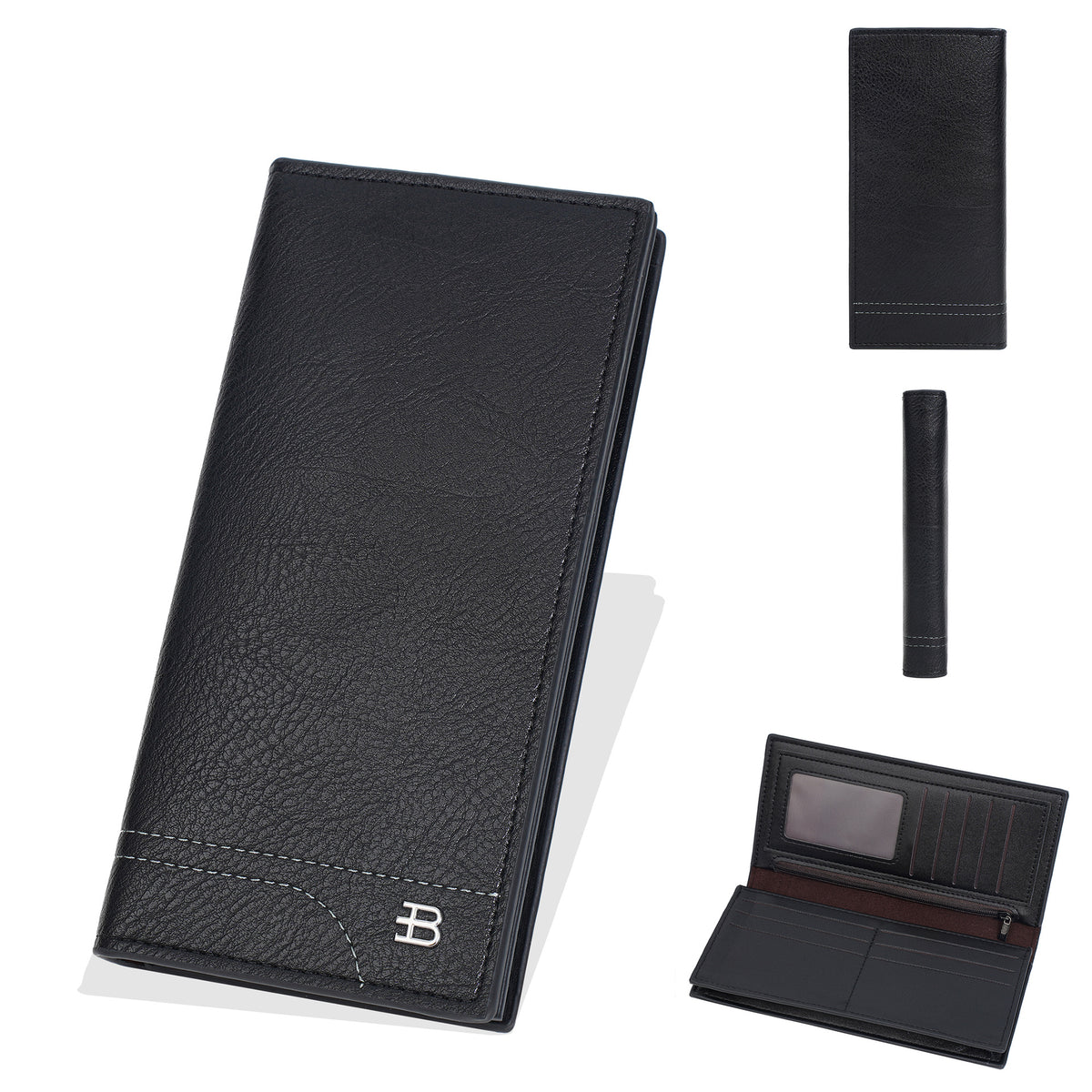 Men's High-grade Retro Multiple Slots Two-fold Suit Men's Wallet