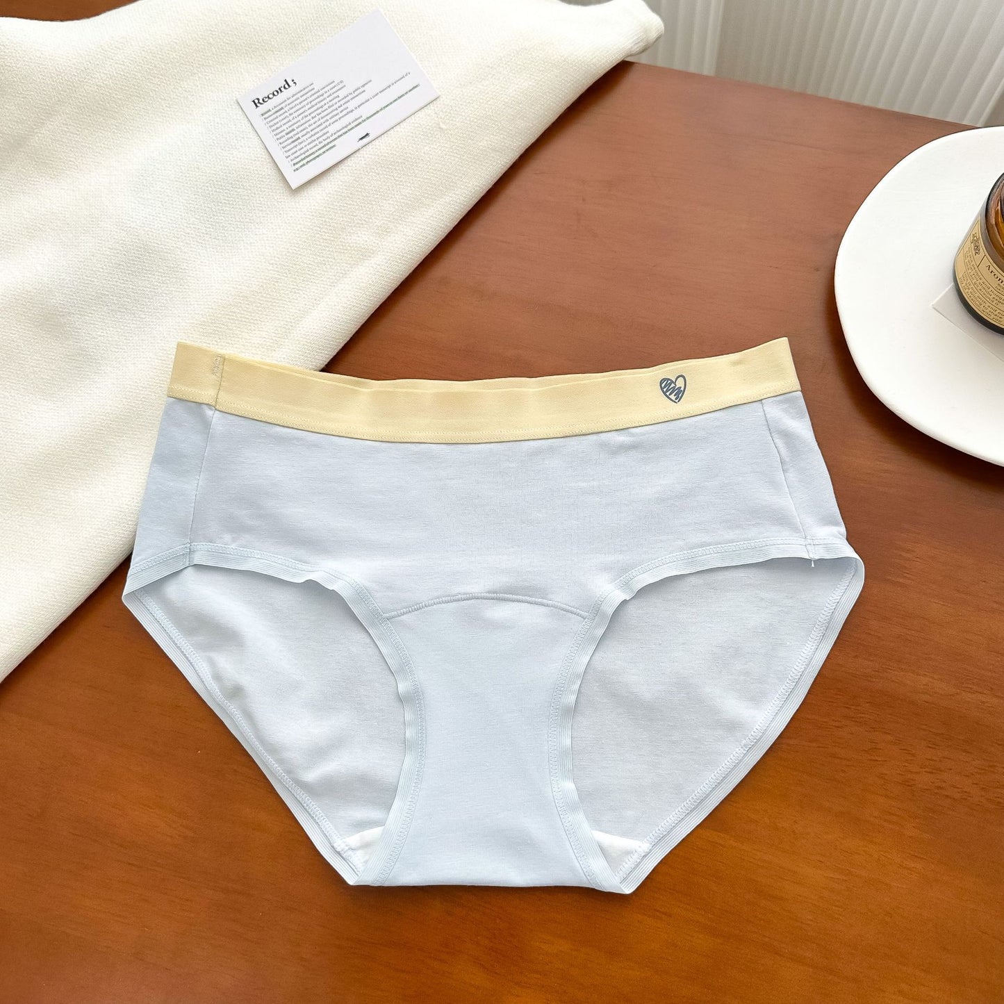 Women's Lengthened Crotch Purified Cotton Underwear Pure Panties