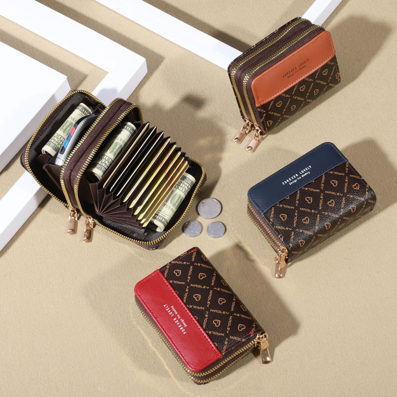 Women's Color Matching Clutch Summer Fashion Female Ladies Wallets