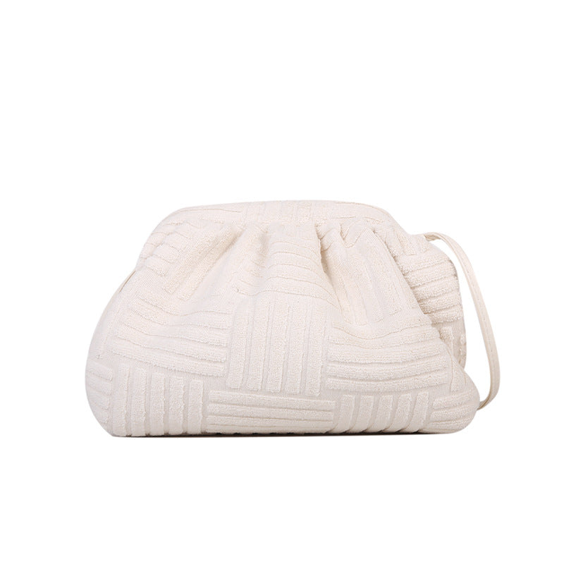 Women's Design Winter Versatile Towel Cloth Fashion Women's Shoulder Bag