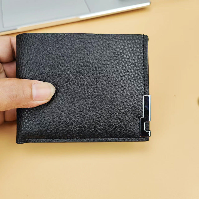 Men's Attractive Short Horizontal Man's Source Men's Wallets