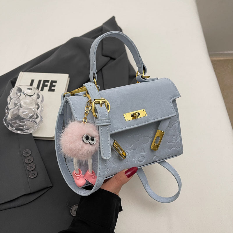 Women's Korean Style Spring Fashion Embossing Kelly Women's Messenger Bag