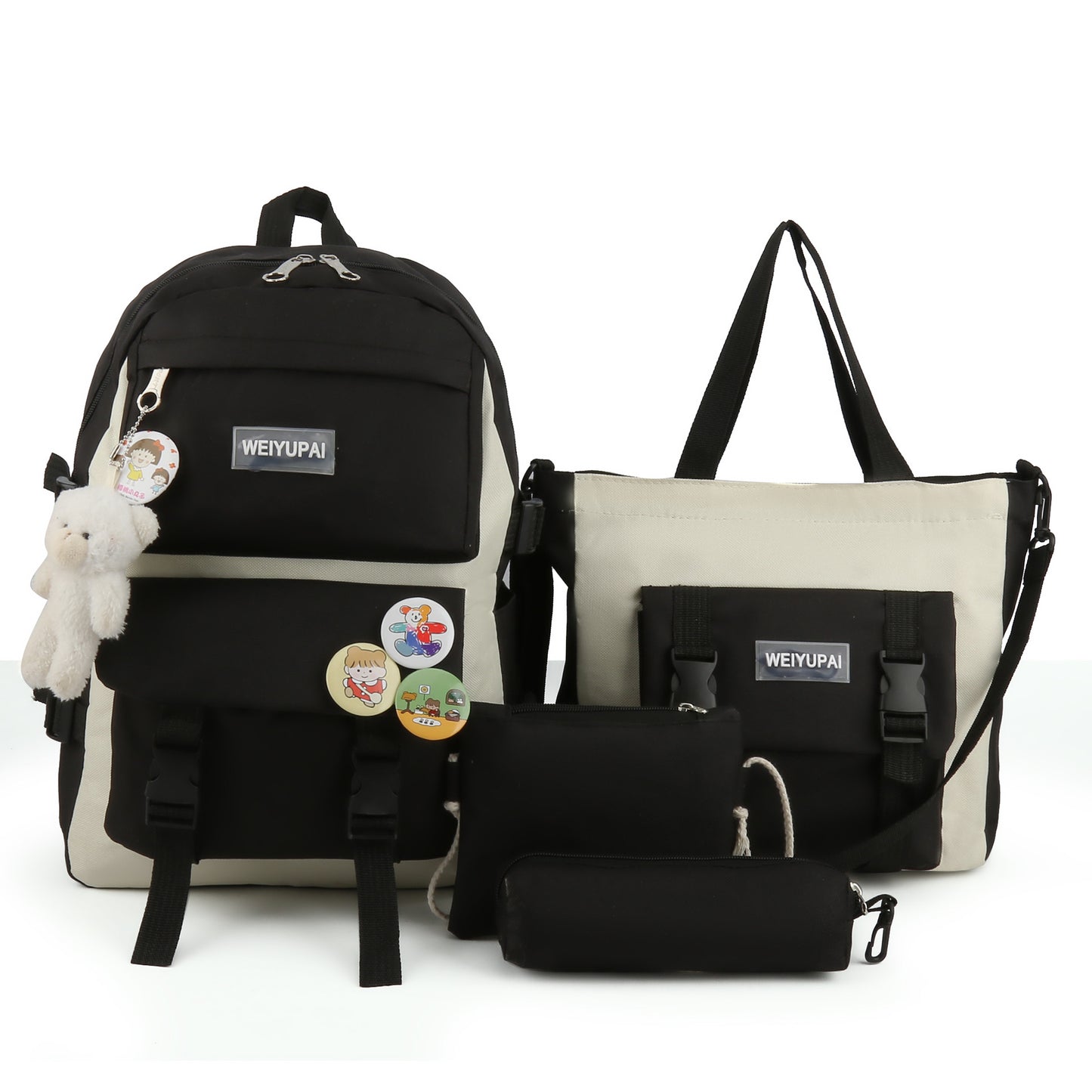 Women's Korean Canvas The Campus Of Large Backpacks