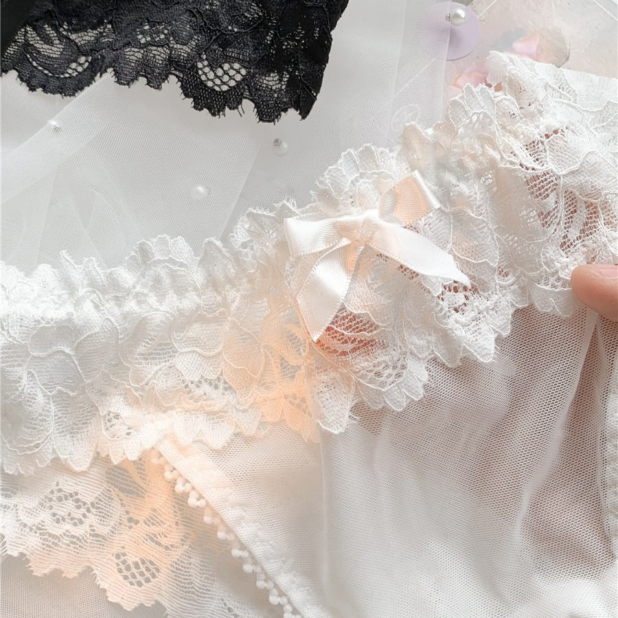 Style Lady Sexy Lace White Underwear Panties