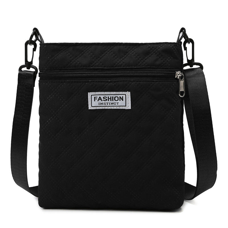 Fashion Simple Design Diamond Check Female Bags