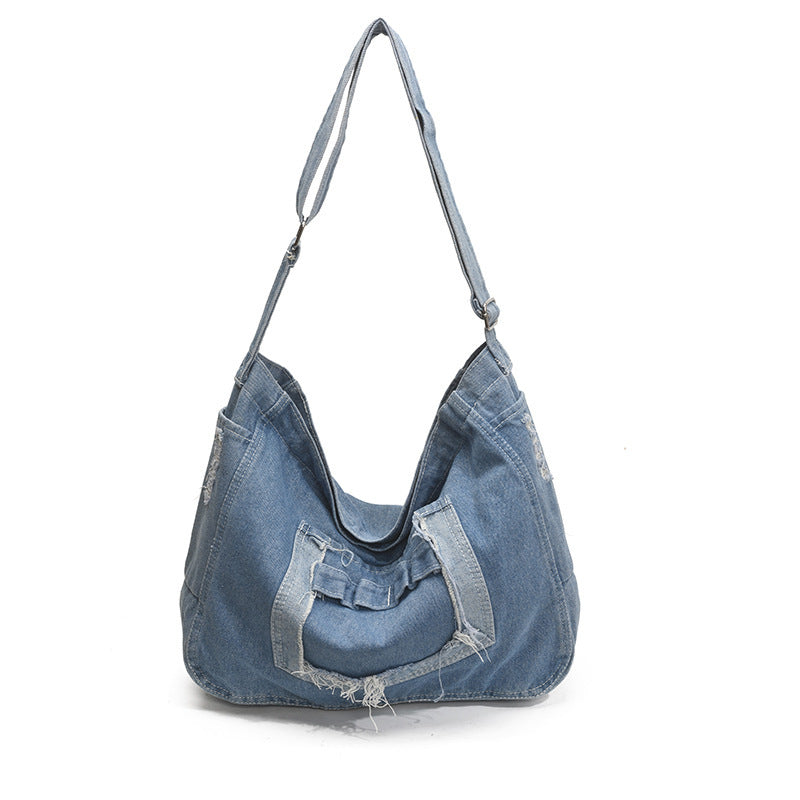 Leisure Denim Large Capacity Simple Commute Bags