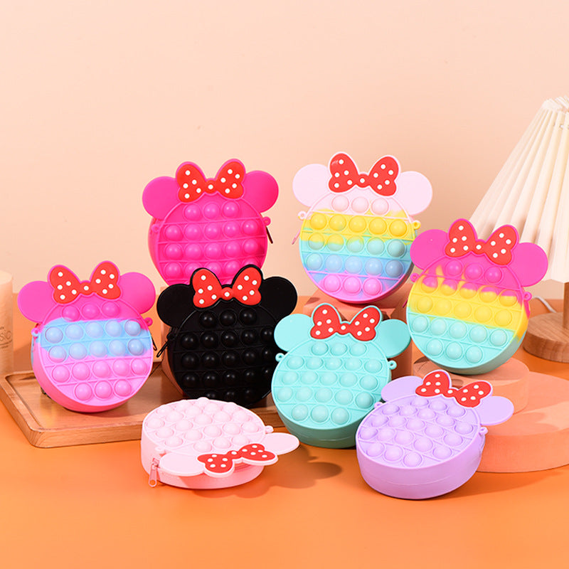 Fashion Mouse Killer Pioneer Cute Decompression Shoulder Bags