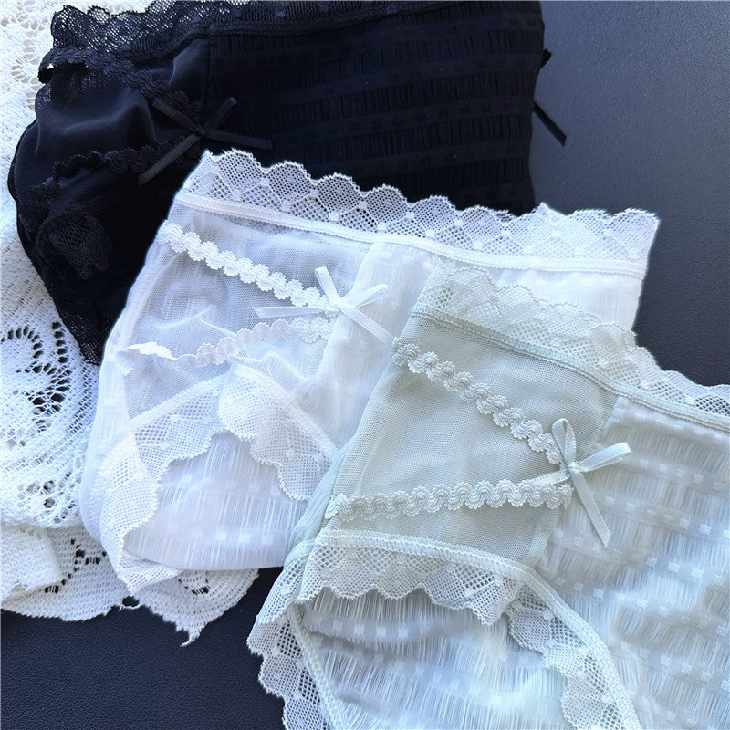 Women's Jin Sea Salt Cute Sexy Inspirational Ice Silk Panties
