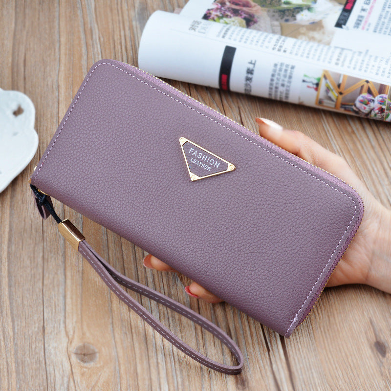 Lady Large Capacity Soft Wrist Long Ladies Wallet
