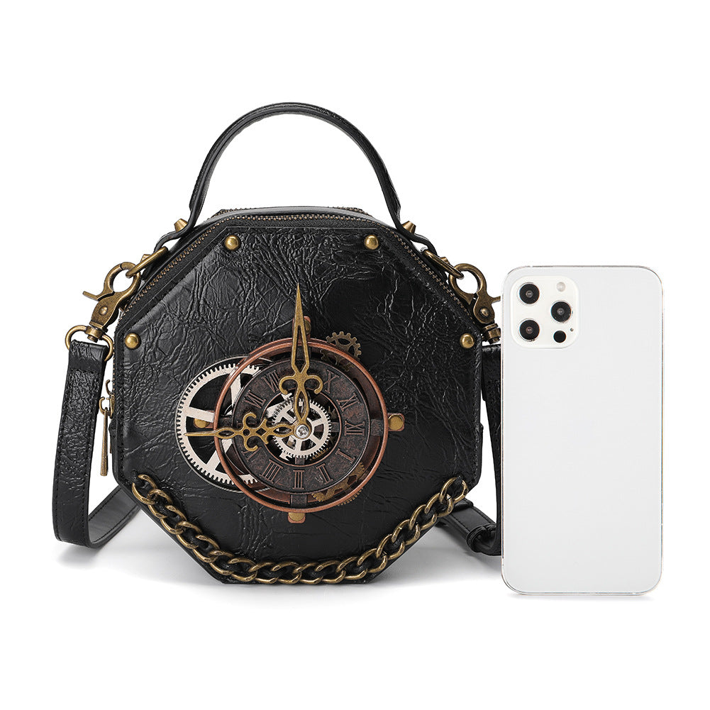 Women's Punk Style Industrial Retro Niche Hand Bags