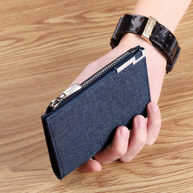 Men's Emperor Paul Short Canvas Green Trend Men's Wallet