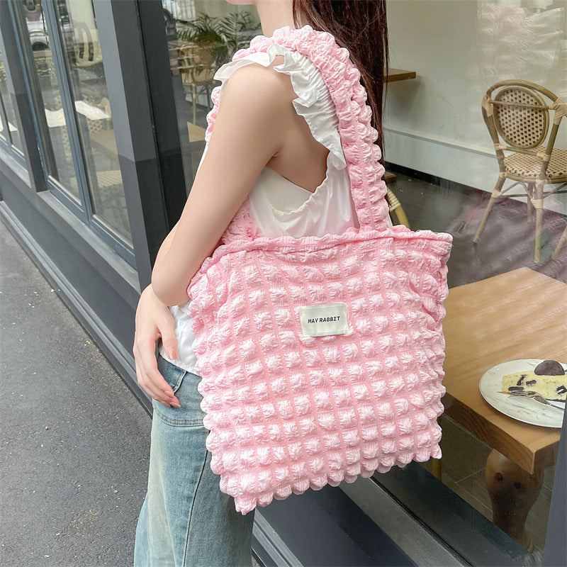 Style Cloud Bubble Flower Vest Female Bags