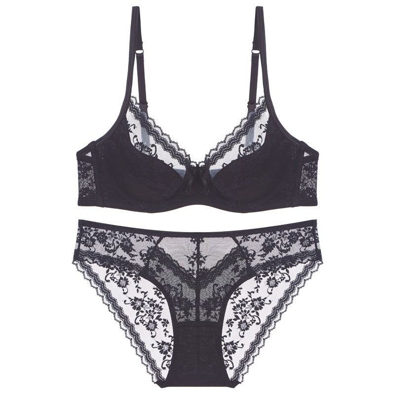 Women's Style Underwear Big Chest Small Soft Lingerie Sets