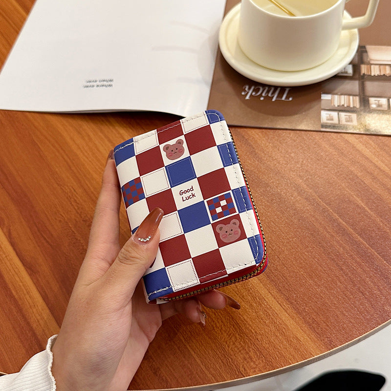 Glamorous Women's Storage Position Sets Clamp Card Holder