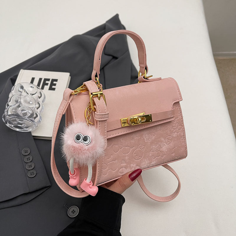 Women's Korean Style Spring Fashion Embossing Kelly Women's Messenger Bag
