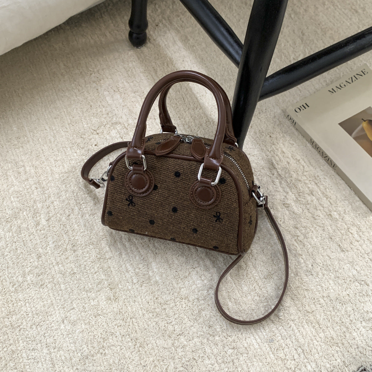 Women's Fashion Popular Polka Dot Hand Urban Women's Messenger Bag