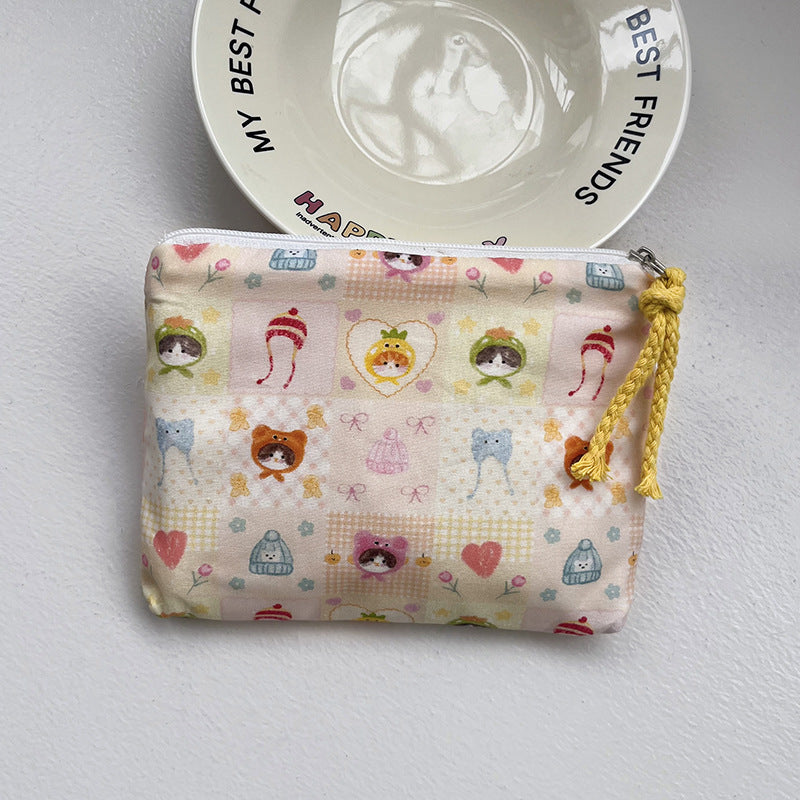 Korean Style Fresh Portable Mini Buggy Cosmetics Cosmetic Bags