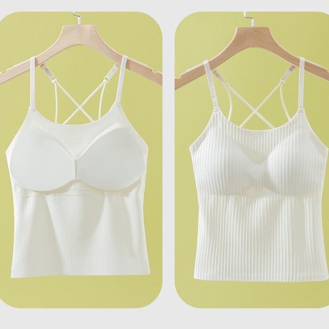 Women's Sling Inner Wear Outer Backless One Tanks Camis