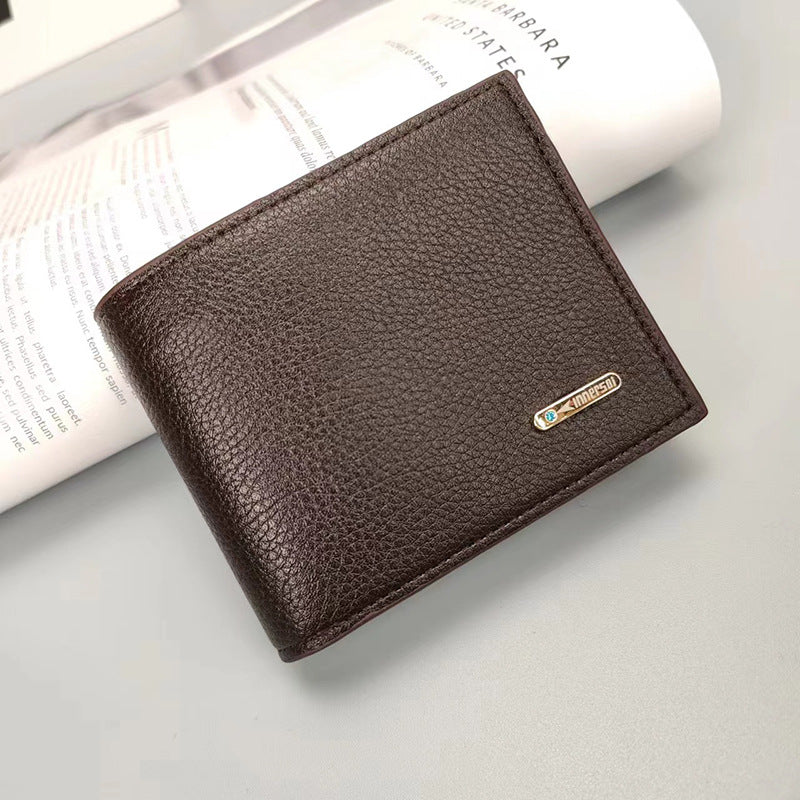 Men's Horizontal Short Simple Stylish Versatile Multiple Men's Wallets