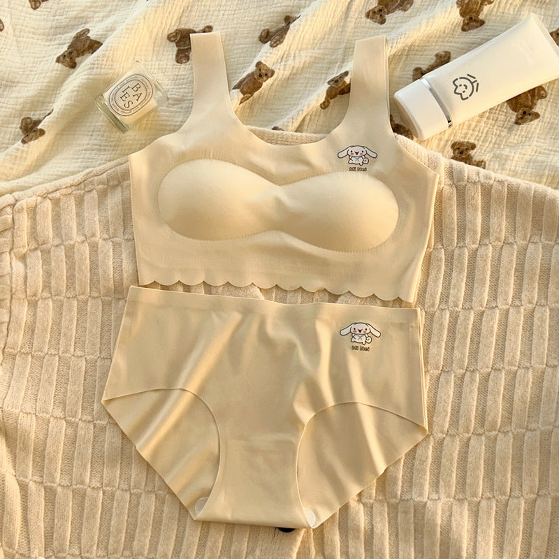 Ice Silk Underwear Female Comfortable Not Stuffy Bras