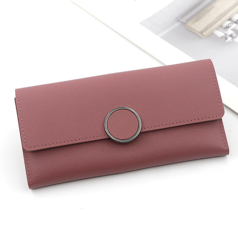 Women's Long Korean Style Simple Clutch Ladies Wallet