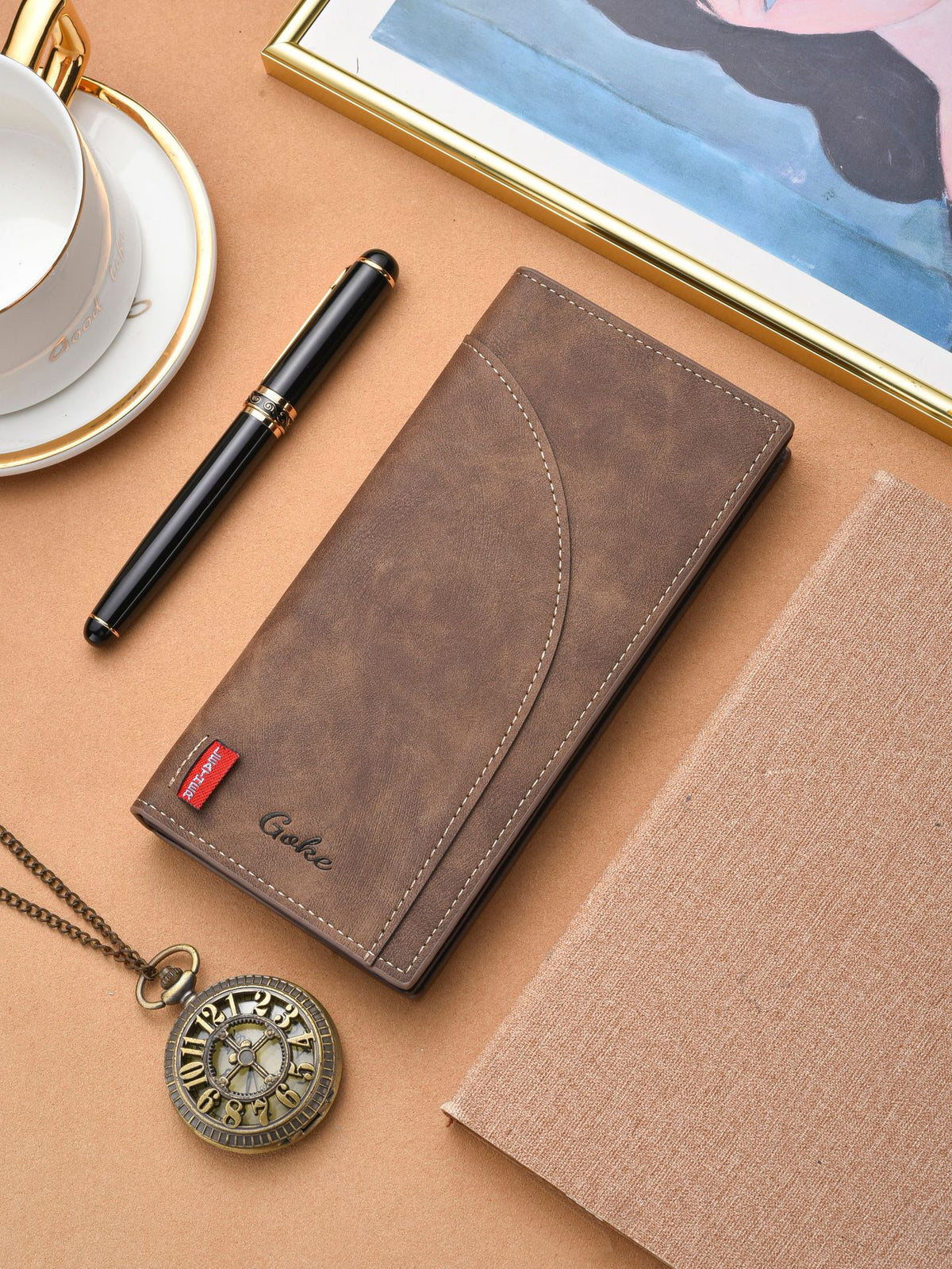 Men's Long Business Large Capacity Retro Fashion Men's Wallets