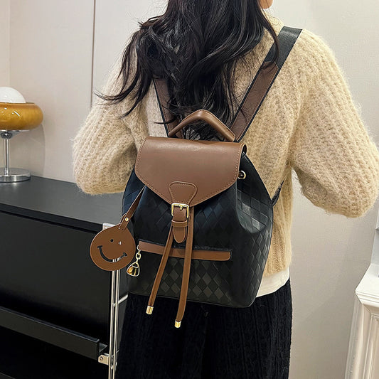 Women's Unique Attractive Lightweight Plaid Commuter Backpacks