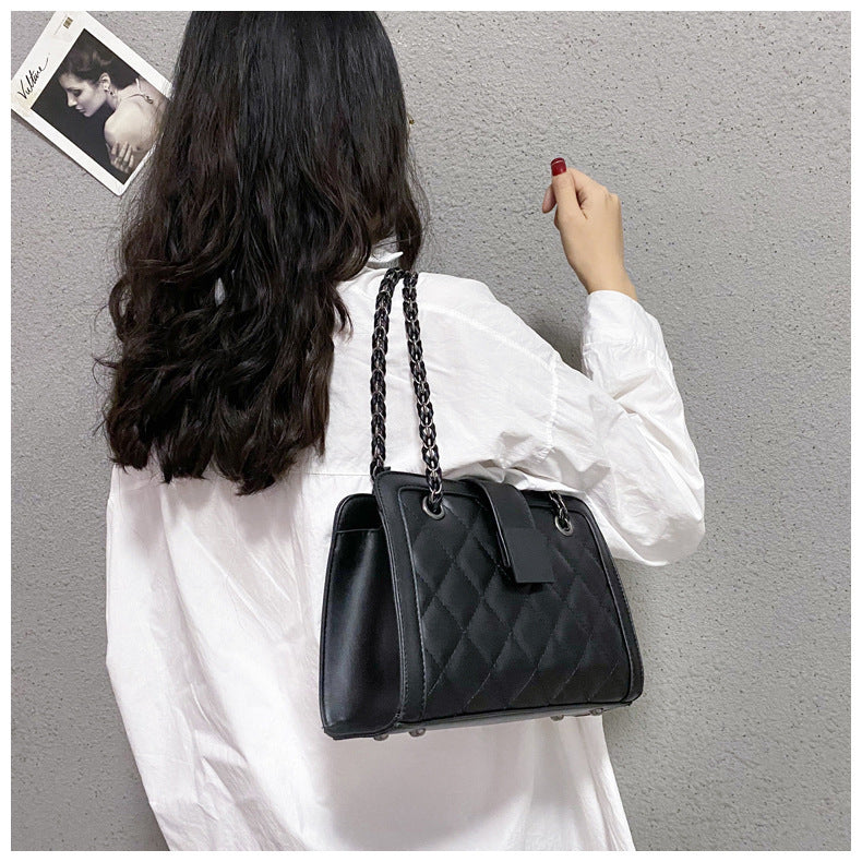 Women's Large Capacity Trendy Today Popular Rhombus Shoulder Bags