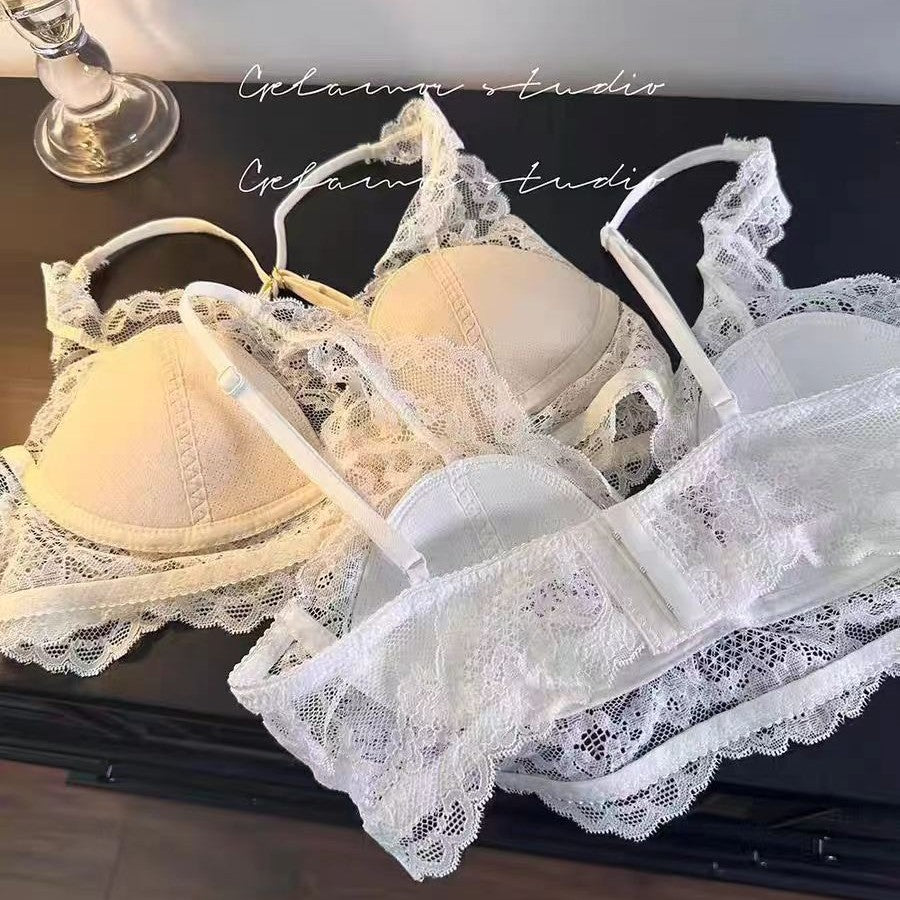 Underwear Female Thin Big Breast Concealing Lingerie Sets