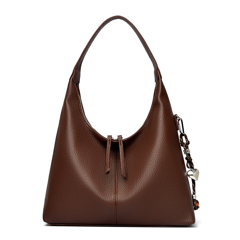 Spring Large Capacity Totes Minimalist Retro Fashion Underarm Women's Shoulder Bag