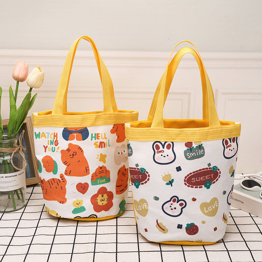 Gift Full Moon Cute Cartoon Lunch Handbags