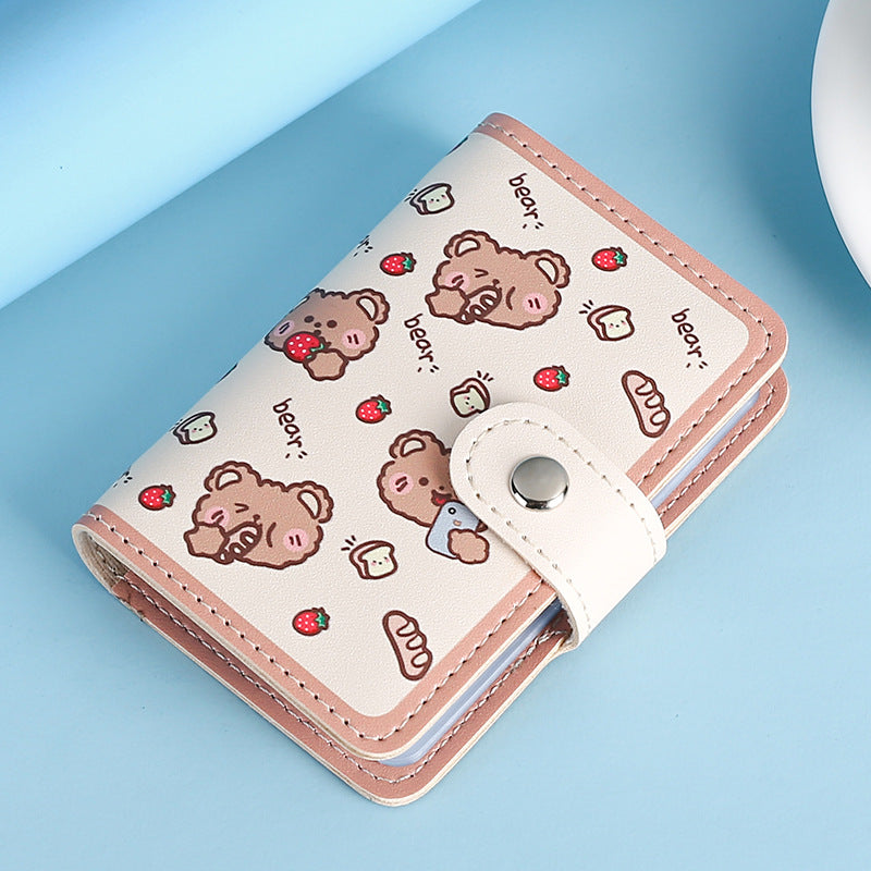 Cartoon Multiple Slots Large Capacity Creative Card Holder
