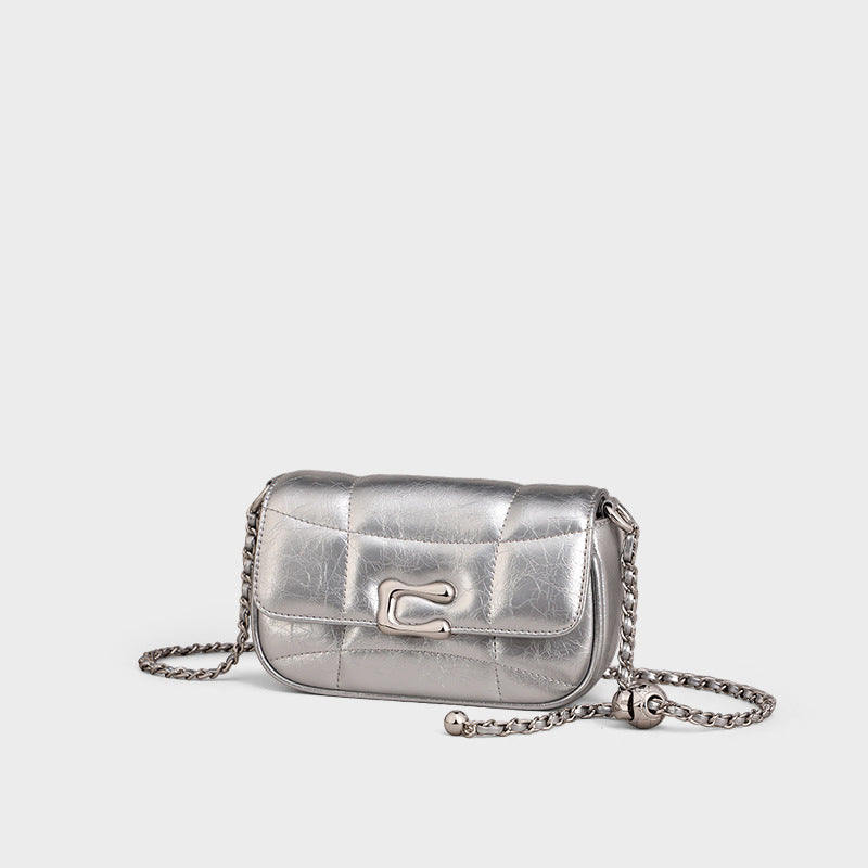 Elegant Women's Genuine Leather Underarm High-grade Bags