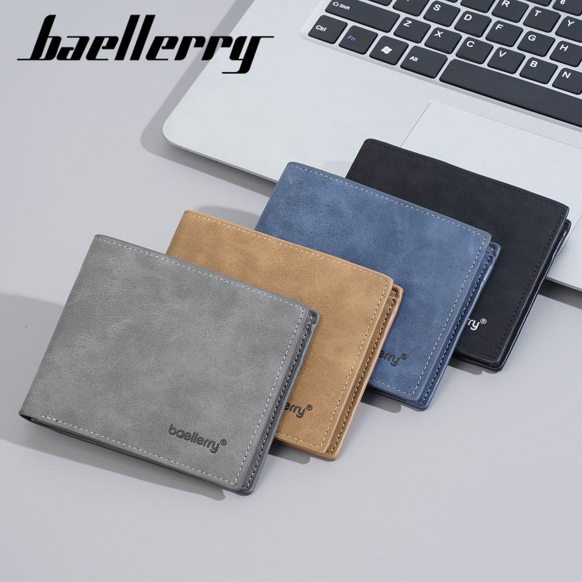 Men's Short Minimalist Multiple Slots Frosted Horizontal Men's Wallet