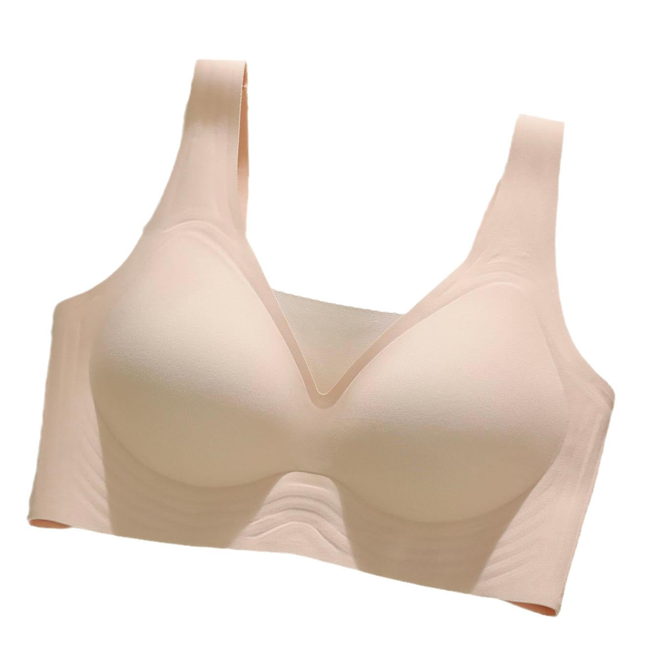 Women's Summer Seamless Underwear Adjustable Live Broadcast Big Chest Show Everyday Bras