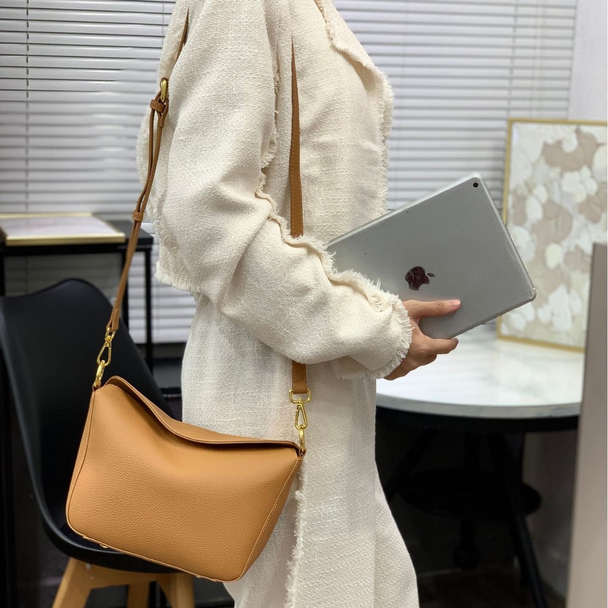 Women's Genuine Leather First Layer Cowhide Underarm Fashion Bags