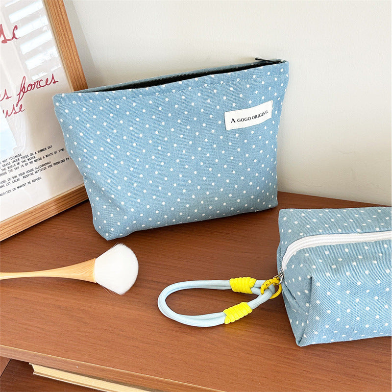 Personalized Polka Dot Sweet Portable Buggy Hand Wash Bags