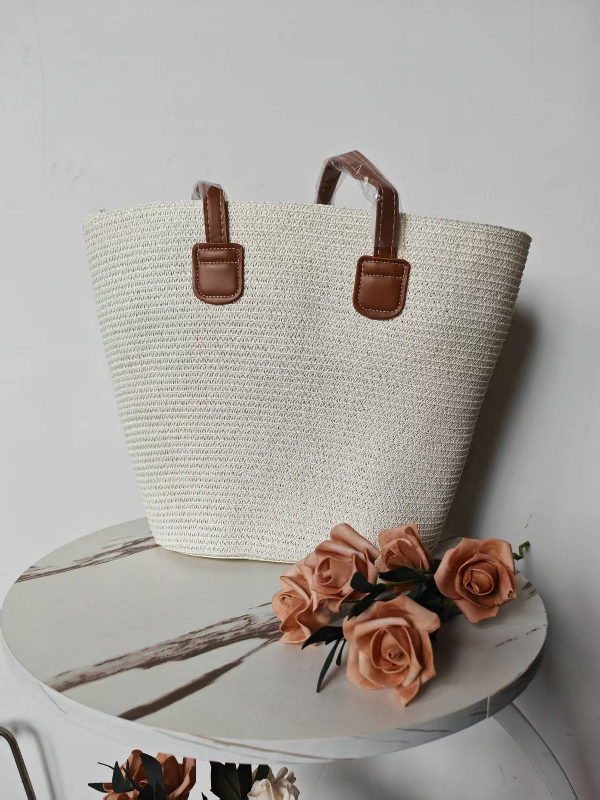 Straw Large Capacity Woven Female Seaside Vacation Women's Shoulder Bag